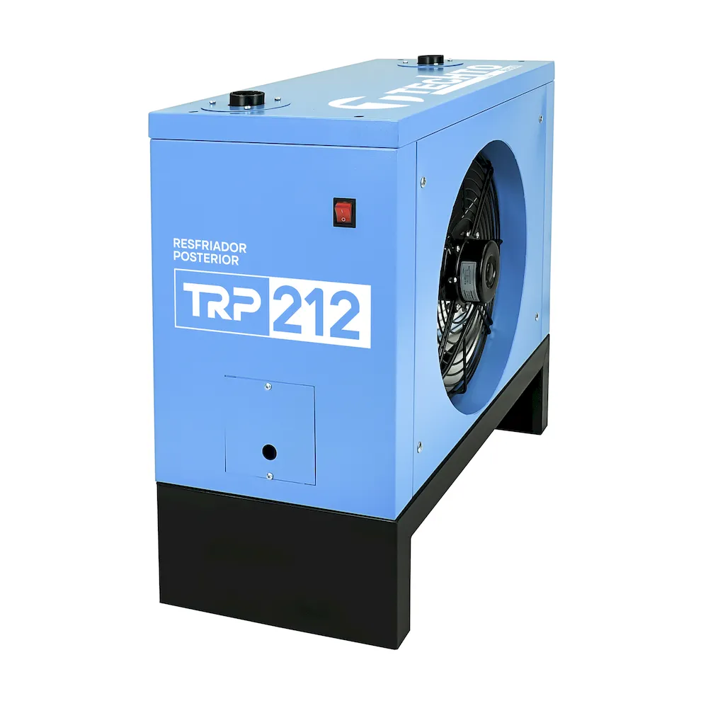 Resfriador de ar comprimido.