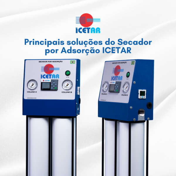 Capa do artigo "Principais soluções do Secador por Adsorção ICETAR"