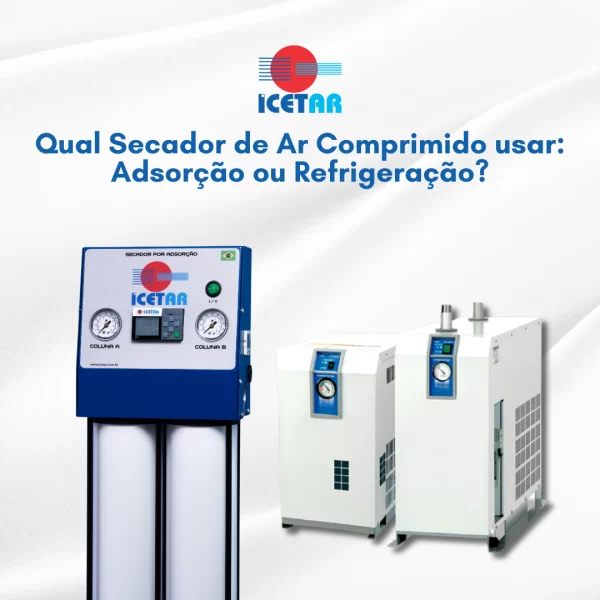 Capa do artigo sobre secadores de refrigeração ou adsorção.