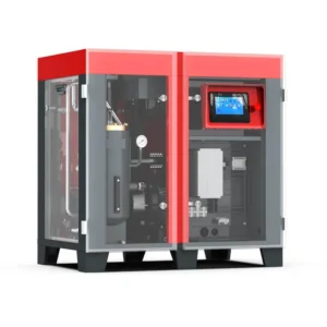 Compressor de Ar de Parafuso 11kW (15HP) - visão frontal interna