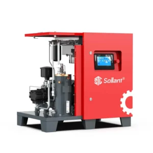 Compressor de Ar de Parafuso 22kW - Sollant - Gabinete Aberto
