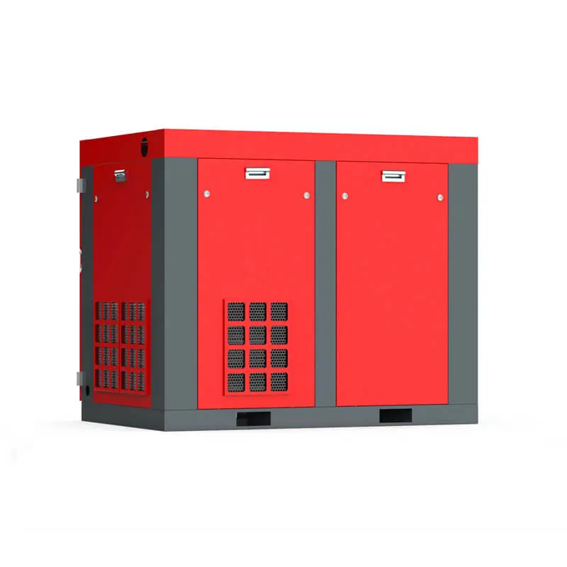 Compressor de ar de parafuso rotativo Sollant de 37kW 50HP industrial de alta capacidade - lado posterior