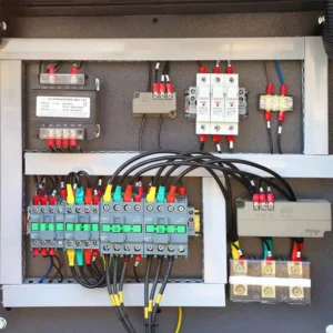 compressor de ar de parafuso 55kW - painel elétrico