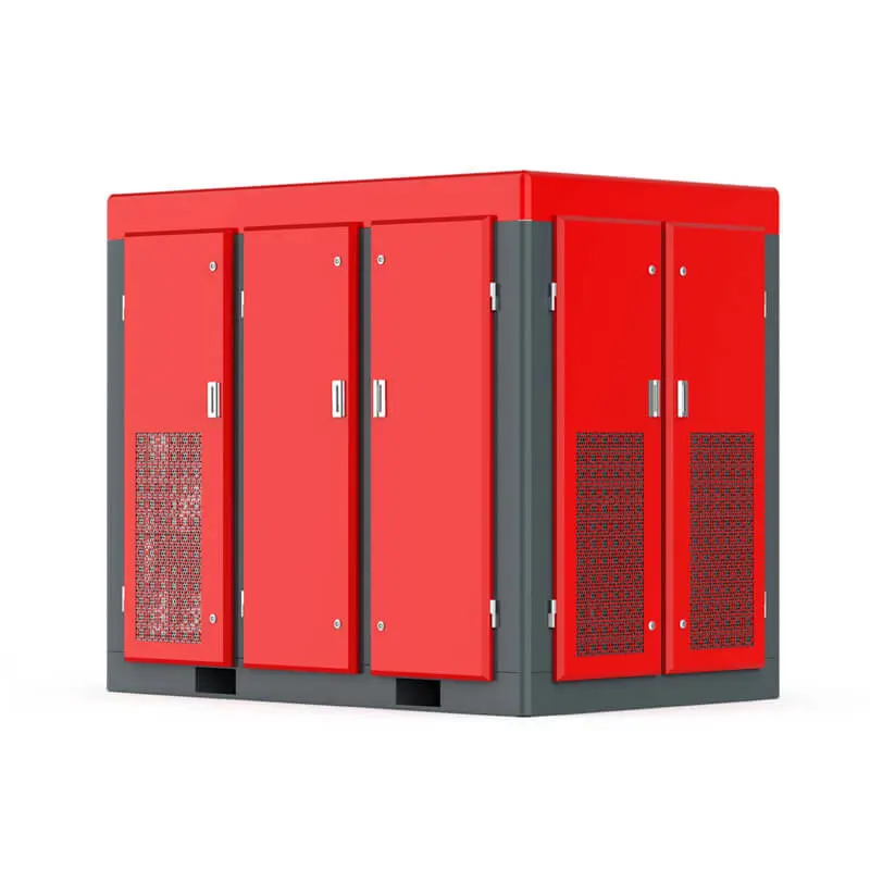 Compressor de Ar de Parafuso 75kW - lado posterior