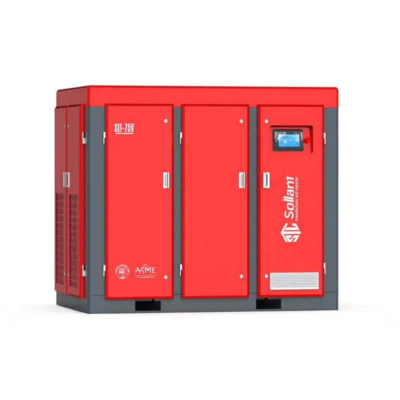 Compressor de Ar de Parafuso 75kW - imagem frontal