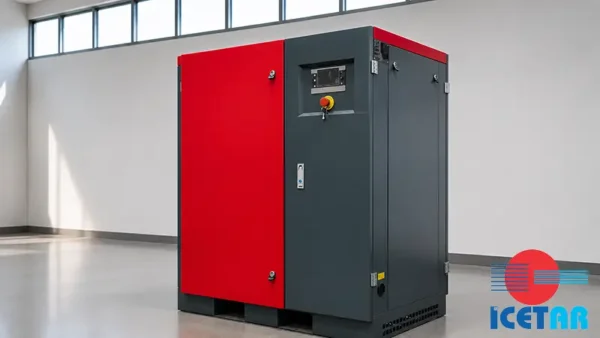 Compressor de ar isento de óleo em ambiente industrial